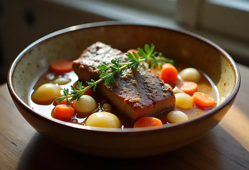Délicieuse Cocotte de Veau aux Légumes Nouveaux