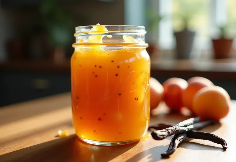 Délicieuse Confiture d'Abricot Vanillée Maison