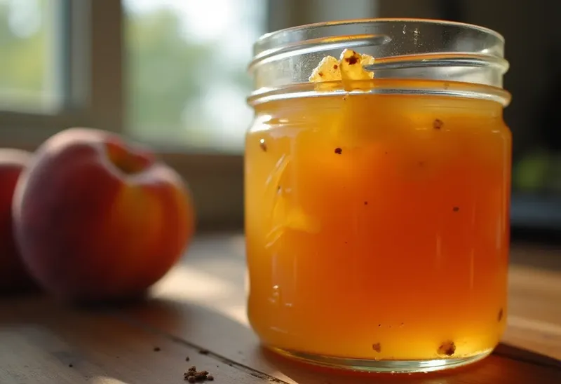 Délicieuse Confiture de Pêche à la Vanille Maison