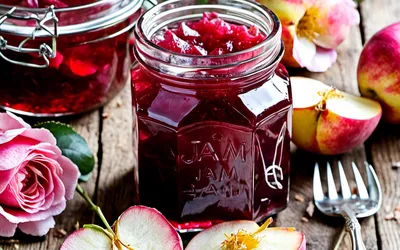 Recette facile de confiture de roses à la gelée de pommes maison