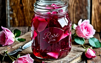 Recette facile de confiture de pétales de roses anciennes maison