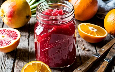 Recette facile de confiture de rhubarbe aux oranges maison