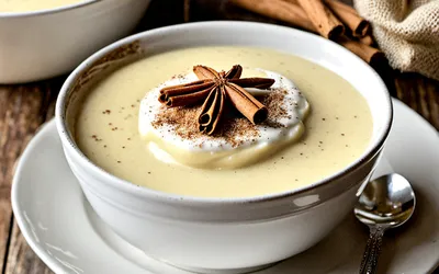 Recette facile de crème onctueuse à la cannelle - Dessert gourmand