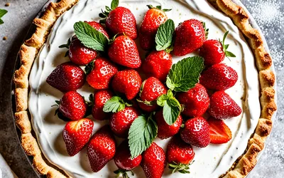 Recette facile de croûte aux fraises maison, dessert frais et gourmand