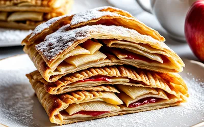 Recette facile de jalousie aux pommes maison - dessert gourmand
