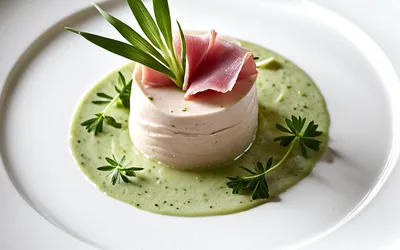 Recette facile de mousse de poireaux au jambon cru, entrée légère et gourmande