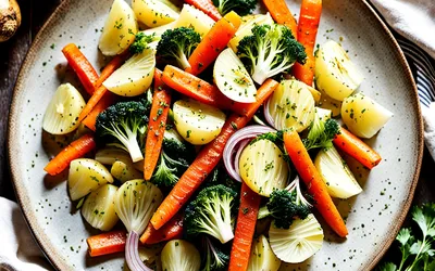 Poêlée de Chou, Pommes de Terre et Carottes à la Façon de Madou - Recette Facile et Savoureuse
