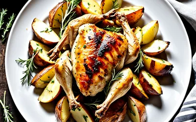Recette de Marcelline au Poulet et Pommes de Terre, Plat Facile et Savoureux