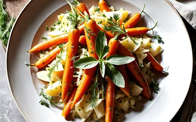 Recette facile et savoureuse de Russe aux Carottes - Purée traditionnelle