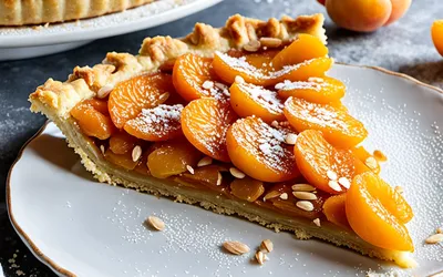 Recette facile de tarte aux abricots et amandes fondante et gourmande