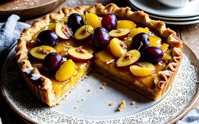 Recette facile et gourmande de tarte aux mirabelles fraîches de Stéphanie