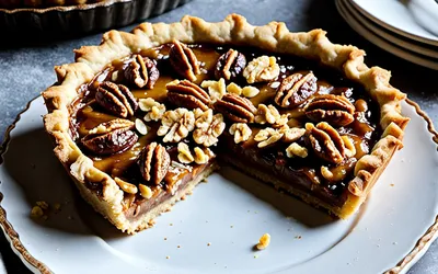 Recette facile et gourmande de tarte aux noix maison