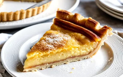 Recette facile de tarte aux œufs au lait crémeuse et gourmande