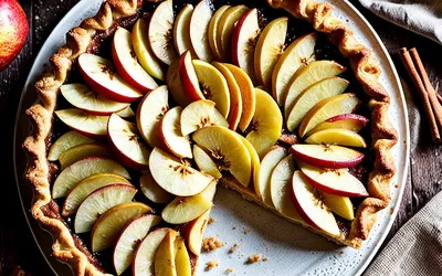 Recette facile de tarte aux pommes à la cannelle maison