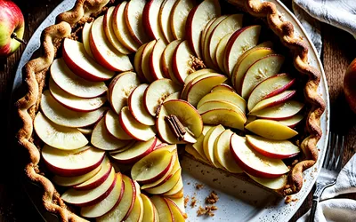 Recette facile et gourmande de tarte aux pommes et fromage blanc