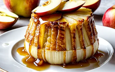 Recette facile de timbale de pruneaux aux pommes et miel - dessert gourmand