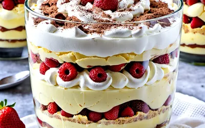 Recette facile de Zuppa Inglese italienne crémeuse et gourmande