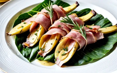 Recette facile et gourmande de bananes au jambon et moutarde à l'estragon