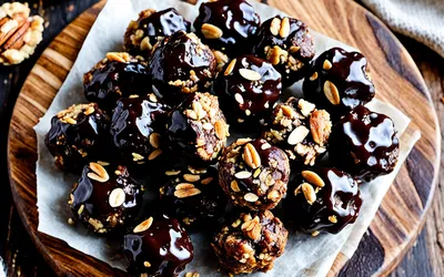 Bouchées énergétiques aux noix, amandes et chocolat – recette facile et gourmande