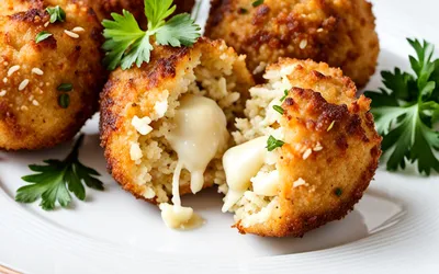 Recette facile de boulettes siciliennes de riz Arancini croustillantes