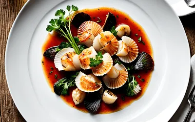 Recette facile et raffinée de Coquilles Saint-Jacques au Whisky avec sauce crémeuse