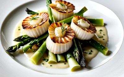 Recette facile et raffinée de Coquilles Saint-Jacques aux Poireaux fondants
