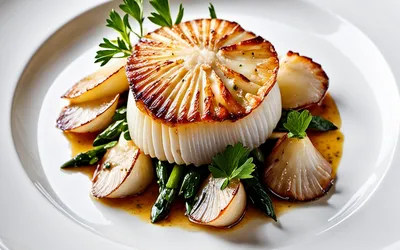 Recette facile et raffinée de Coquilles Saint-Jacques aux pommes fondantes