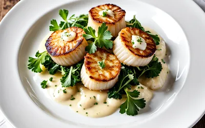 Recette facile de Coquilles Saint-Jacques gratinées au parmesan