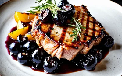 Côtes de porc aux pruneaux et Vouvray : recette savoureuse et facile