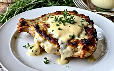 Recette facile de côtes de porc gratinées au gruyère