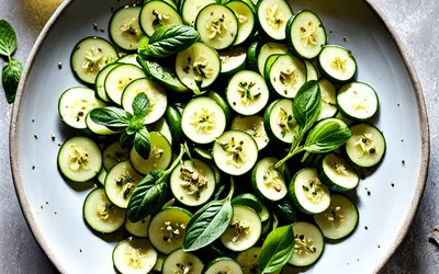 Recette facile de courgettes sautées à la menthe fraîche - Plat léger et rapide