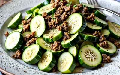 Recette facile de courgettes sautées au bœuf fondant, plat rapide et savoureux