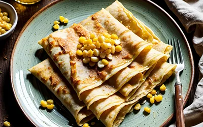 Recette facile de crêpes de maïs moelleuses et savoureuses