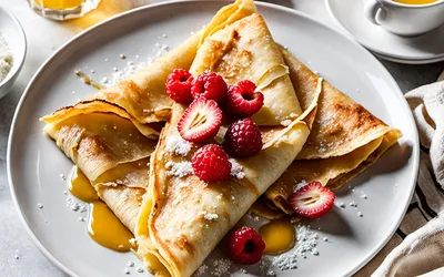 Recette facile de crêpes moelleuses au lait de chèvre pour un petit déjeuner gourmand