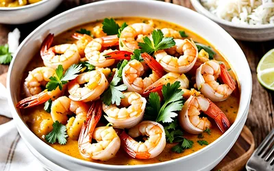 Recette légère de crevettes au curry savoureuses et faciles à préparer
