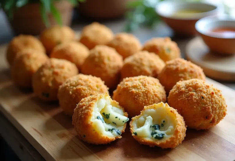 Délicieuses Croquettes au Bleu d'Auvergne de l'Aveyron
