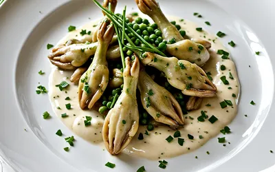 Recette facile de cuisses de grenouilles à la crème et ciboulette