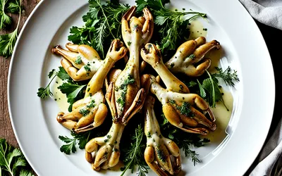 Recette facile de cuisses de grenouilles aux aromates frais