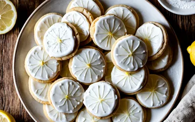 Recette facile de galettes glacées au citron - Dessert frais et gourmand