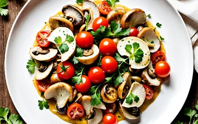 Recette gourmande de Golmottes aux champignons, tomates et crème