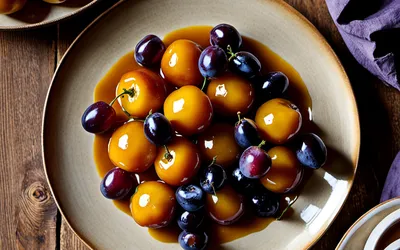 Recette facile et rapide de mirabelles au caramel fondant