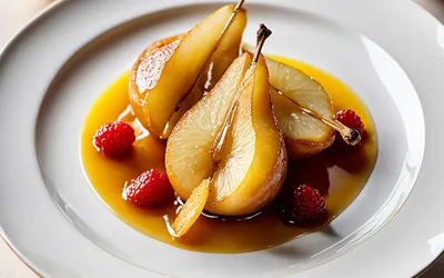 Recette facile de poires fondantes au citron confit, dessert gourmand