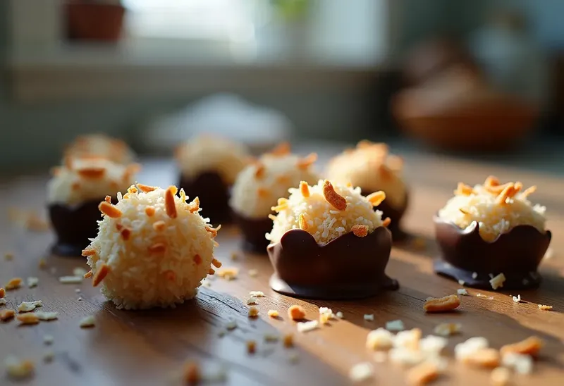 Délicieuses Pralines Noix de Coco Façon Bounty Maison