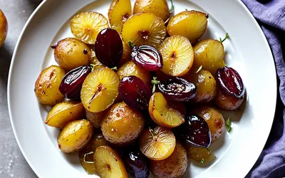 Râpées de pommes de terre aux mirabelles caramélisées : recette facile et gourmande