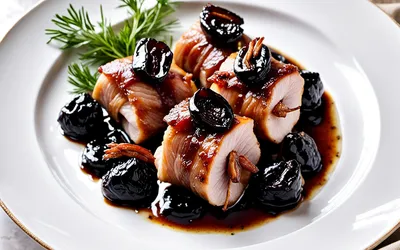 Photo de Roulades de lapin aux pruneaux : recette facile et savoureuse