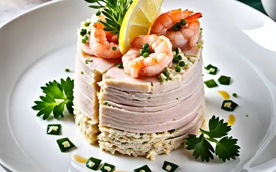 Recette facile de timbales de thon aux crevettes - entrée raffinée