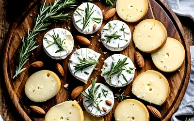 Recette facile d'amuse-gueules au fromage de chèvre et amandes pour apéritif