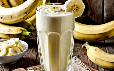 Recette facile de Batido à la Banane crémeux et naturel