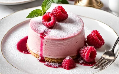 Recette facile de bavarois aux framboises, dessert léger et fruité