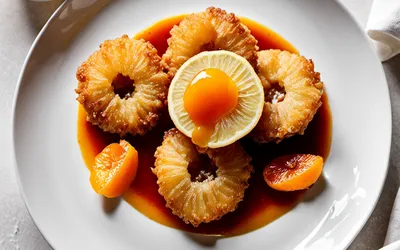Recette facile de beignets de banane croustillants avec coulis d'abricot